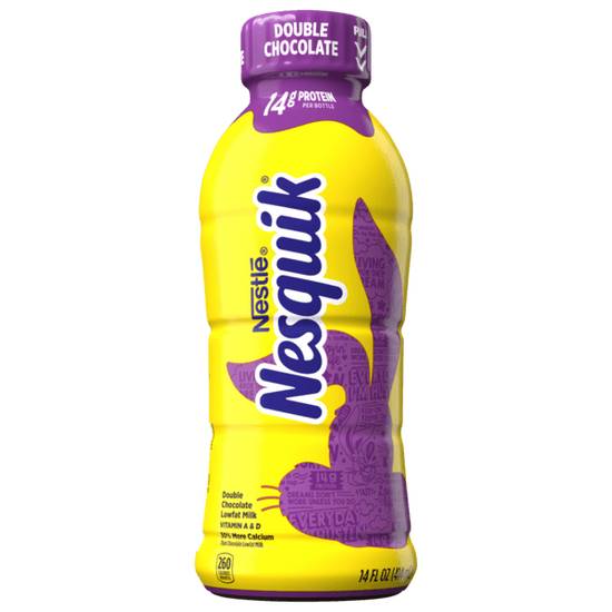 Order Nesquik Double Chocolate Milk 14oz food online from Casey store, Lawrence on bringmethat.com