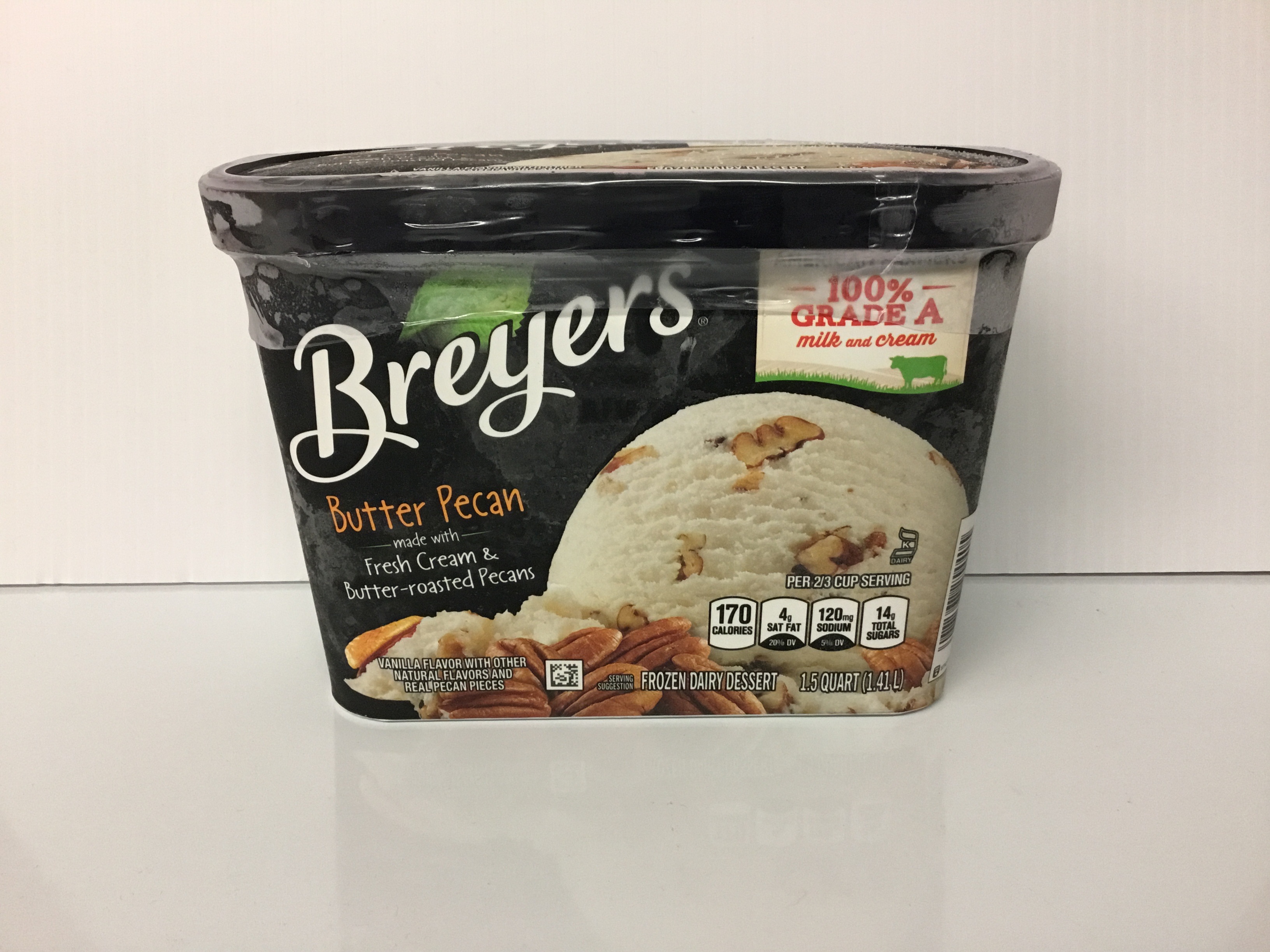 Order Breyer’s Butter Pecan Ice Cream 1.5 quart food online from Just Dash It store, Englewood on bringmethat.com