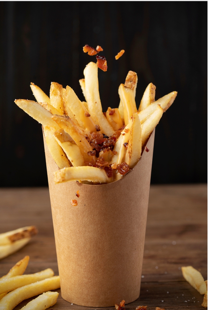 Order Bacon Cheese Fries food online from Char Burger & Creamery store, Bridgewater Township on bringmethat.com