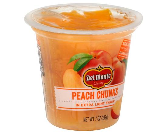 Order Del Monte · Peach Chunks in Extra Light Syrup (7 oz) food online from Winn-Dixie store, Apollo Beach on bringmethat.com