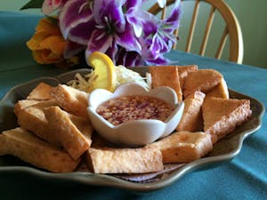 Order 4. Fried Tofu food online from Sawasdee Thai Cuisine store, San Antonio on bringmethat.com