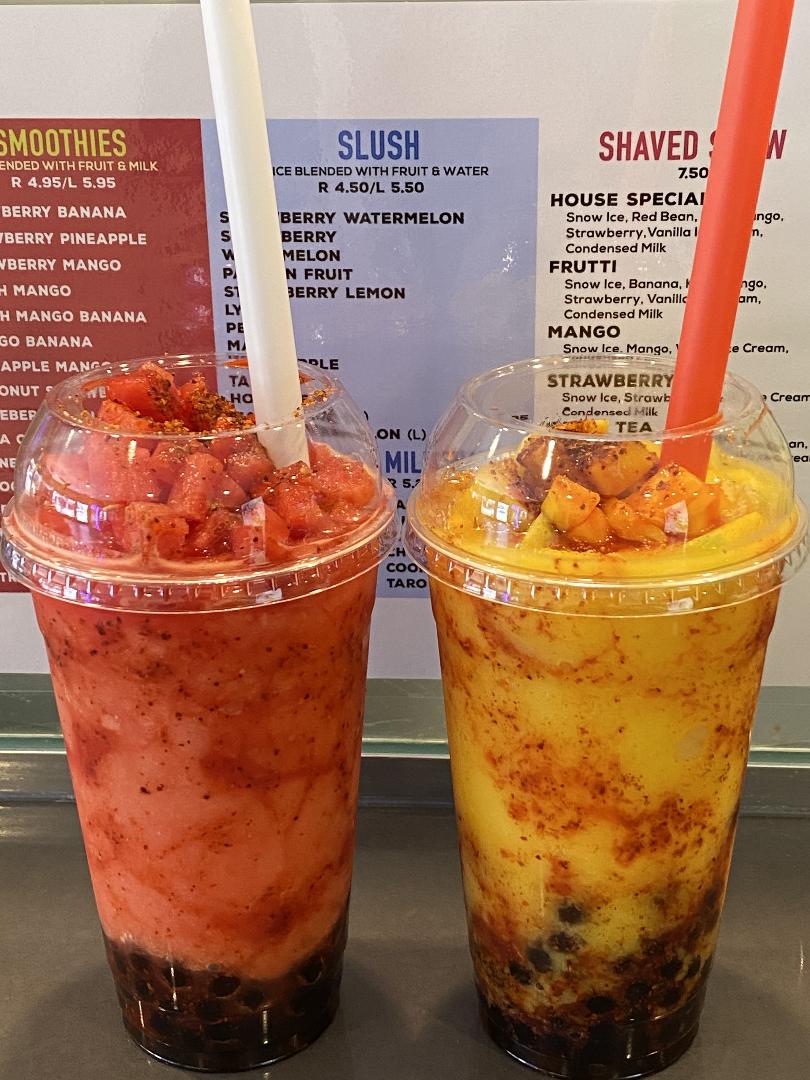 Order Spicy Watermelon Slush (L) food online from Simplee Boba store, Loma Linda on bringmethat.com