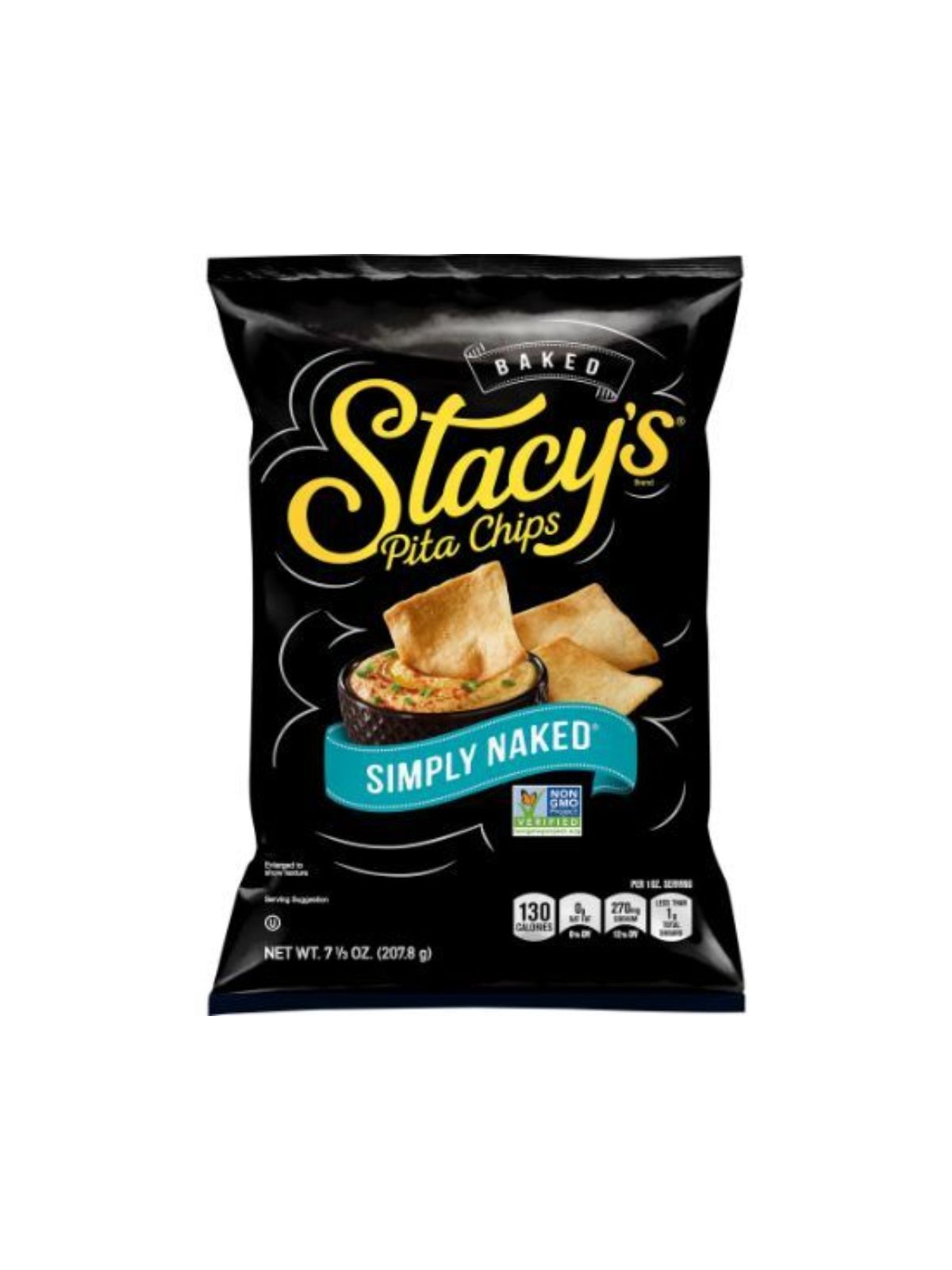 Order Stacy's Simply Naked Pita Chips (7.3 oz) food online from Stock-Up Mart store, Minneapolis on bringmethat.com