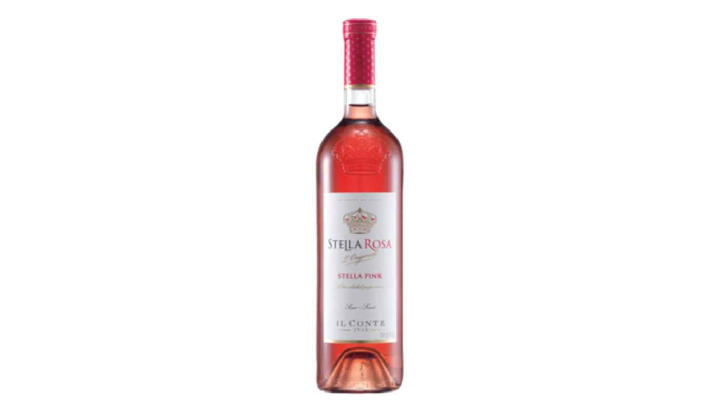 Order Stella Rosa L'Originale Stella Pink Strawberry Flavored Wine 750mL food online from Golden Rule Liquor store, West Hollywood on bringmethat.com