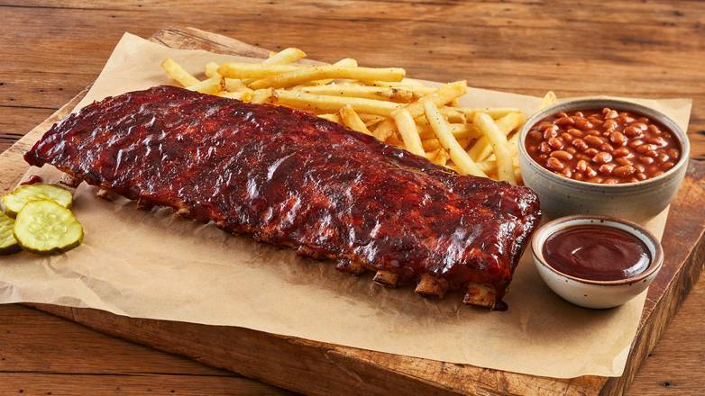 Order Full Rack Baby Back Ribs food online from Libby Bbq store, Lexington on bringmethat.com
