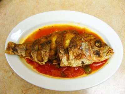 Order Red Snapper (Whole - Plus 1 Side) (Market Value)  food online from Garifuna Flava store, Chicago on bringmethat.com