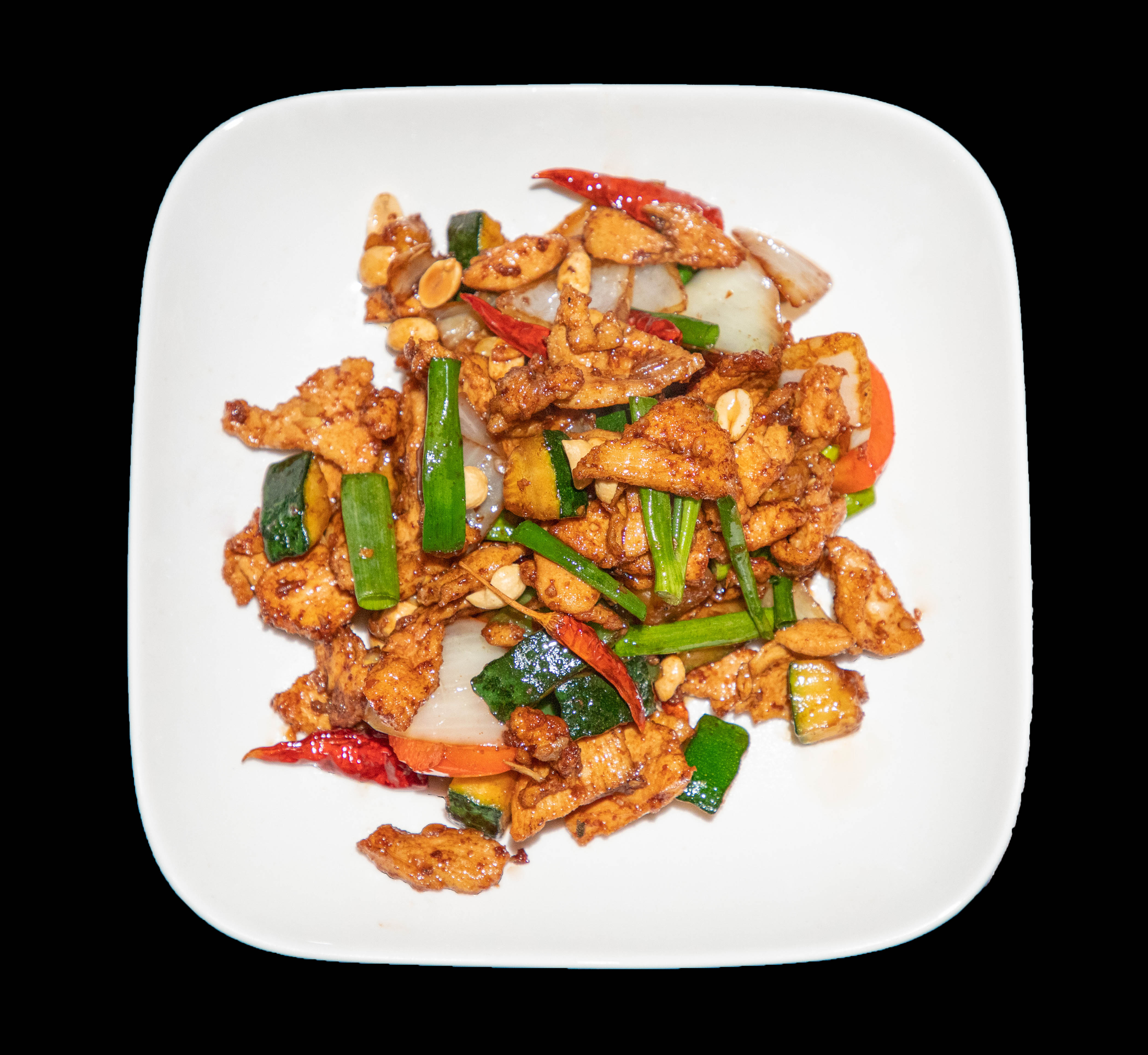 Order 17. Kung Pao Chicken food online from Kissaten Restaurant store, Indianapolis on bringmethat.com