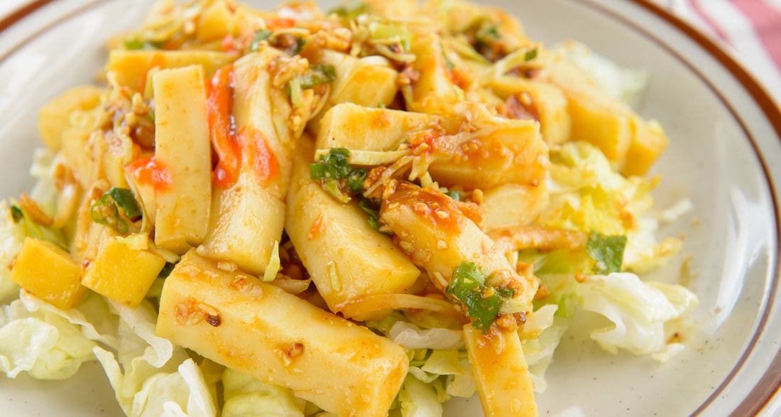 Order Burmese Tofu Salad food online from Yoma Burmese Restaurant store, Allston on bringmethat.com