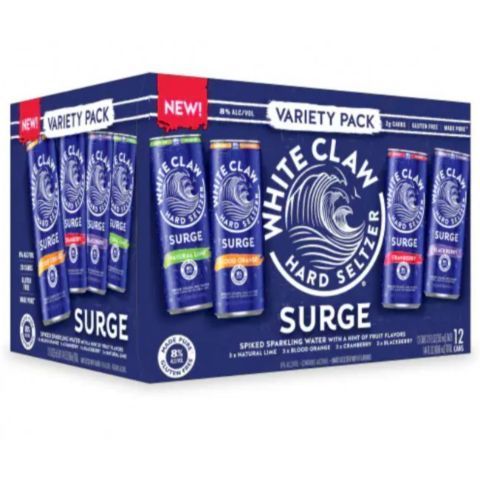 Order White Claw Surge Variety Pack 12 Pack 12oz Can food online from 7-Eleven store, New York on bringmethat.com