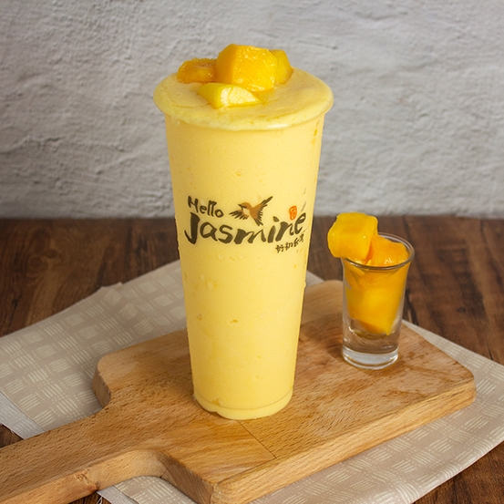Order Creamy Mango Smoothie food online from Hello Jasmine store, Chicago on bringmethat.com