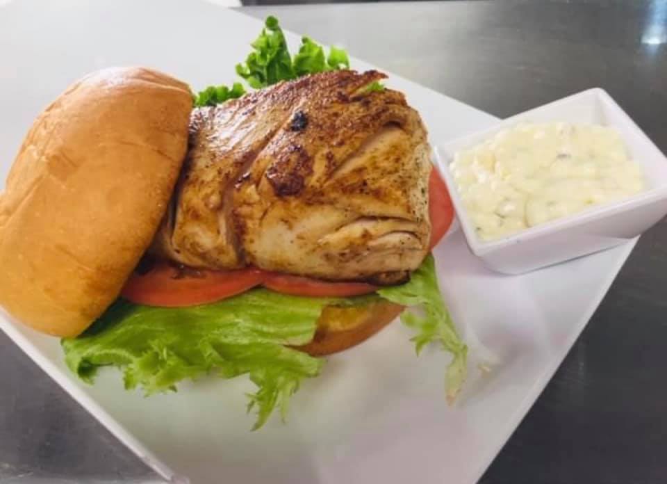 Order Mahi Sandwich food online from River City Grill And Pizzeria store, Bainbridge on bringmethat.com