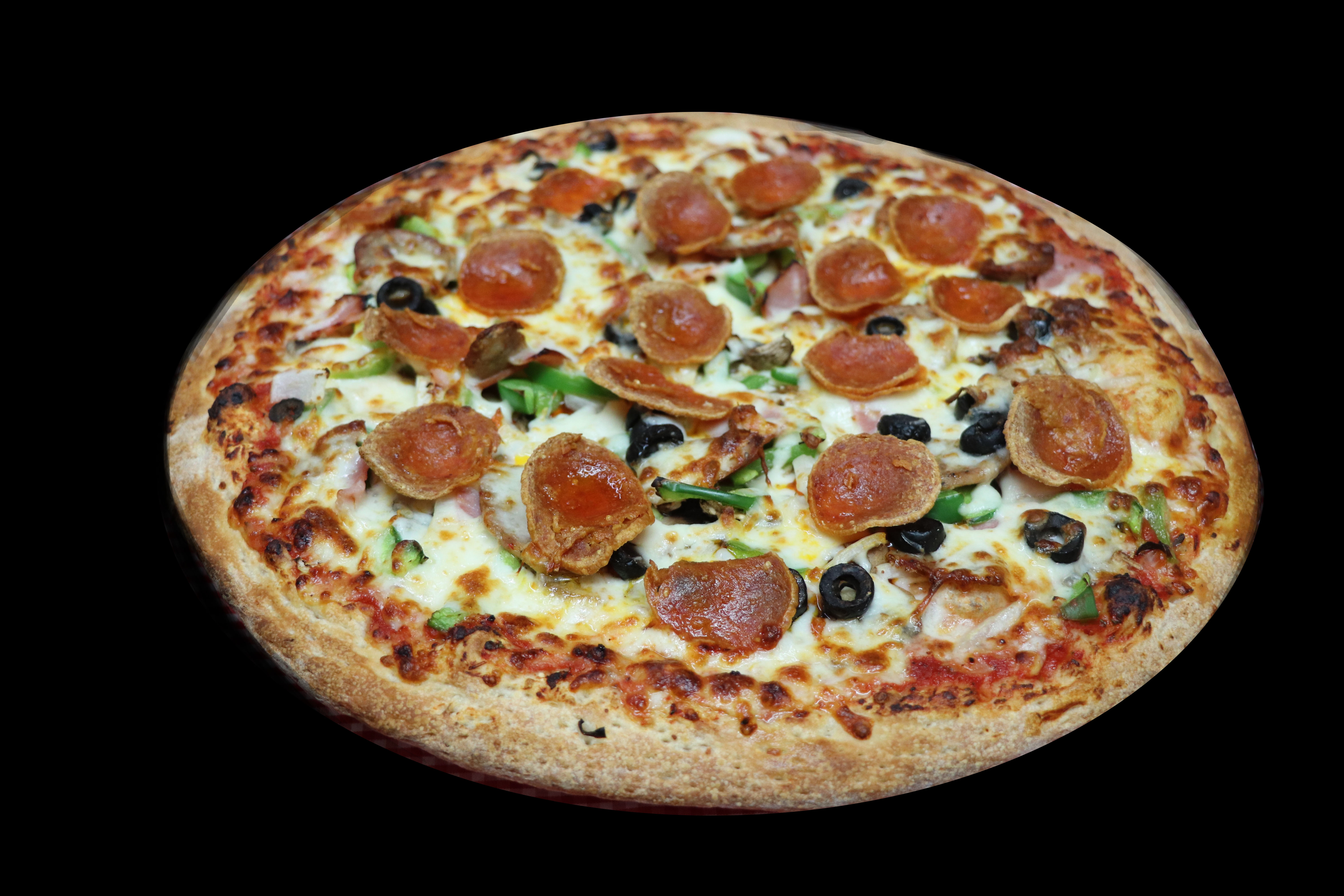 Order Supreme Pizza food online from Pizza Palace store, Sterling on bringmethat.com