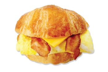 Order #86. Bacon, Egg and Cheese Croissant food online from Lee Sandwiches store, Artesia on bringmethat.com