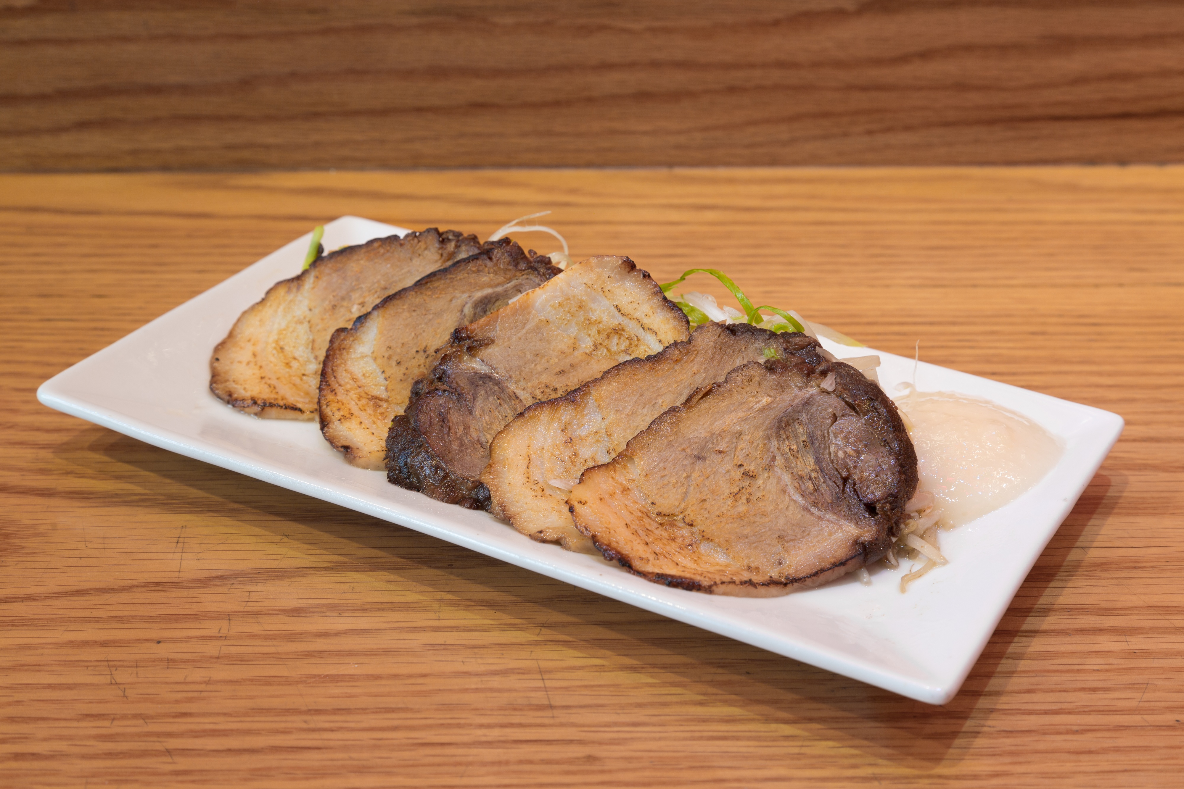 Order Aburi Char-Siu Pork food online from Totto Ramen Midtown East store, New York on bringmethat.com