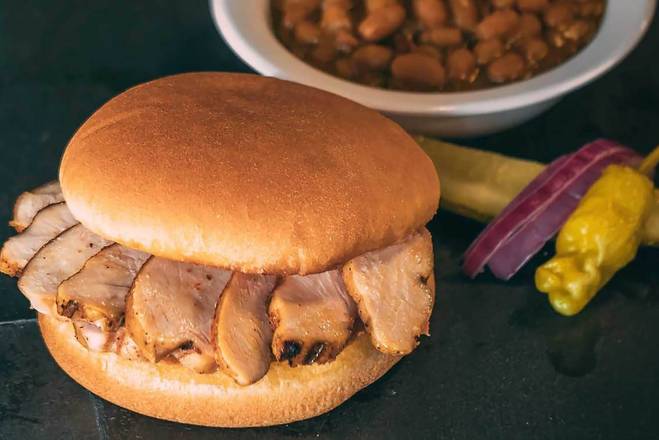 Order Smoked Chicken Sandwich food online from Billy Sims Bbq store, Franklin on bringmethat.com