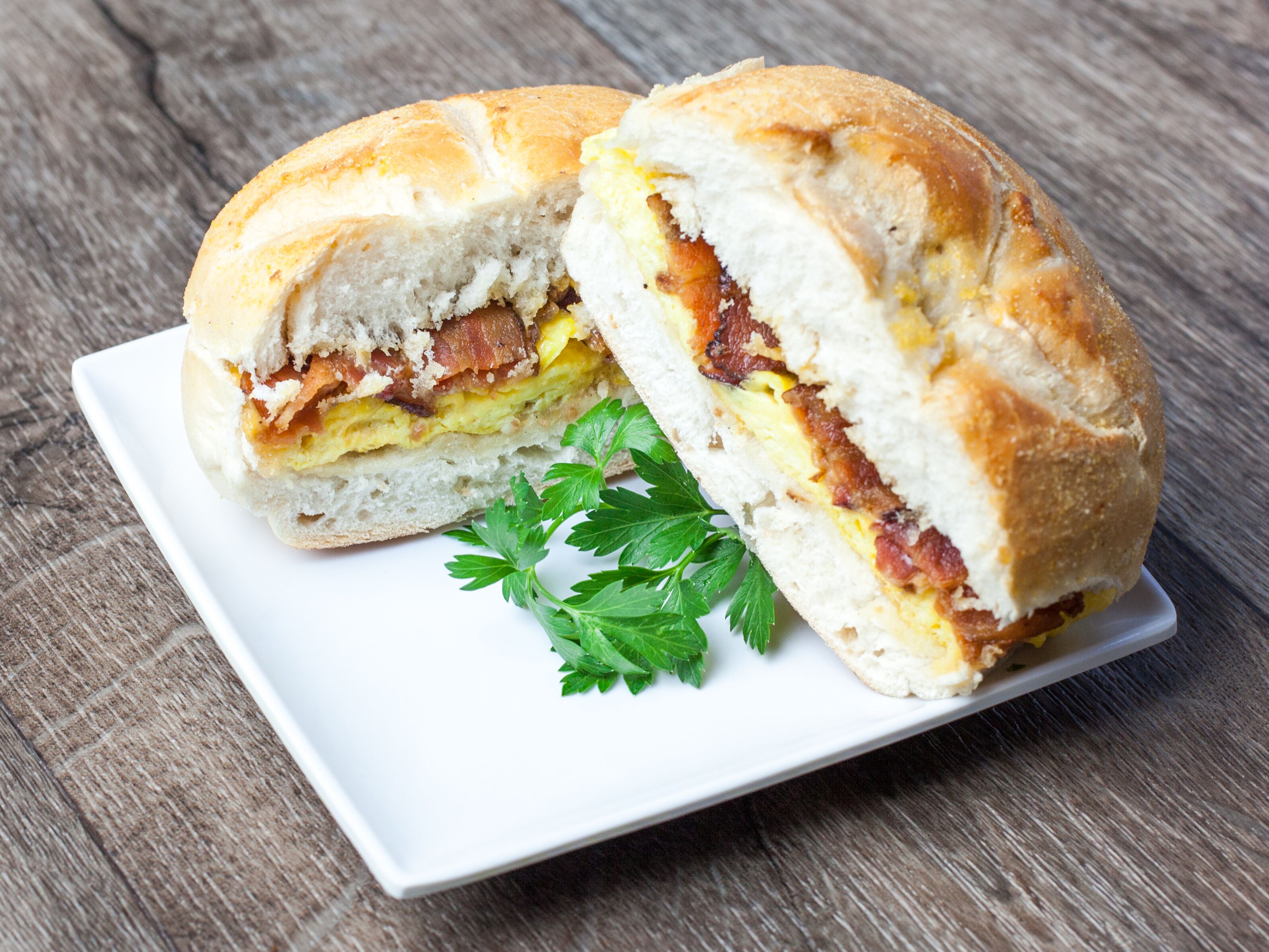 Order Egg with Cheese and 1 Choice of Meat food online from Martha's store, Jersey City on bringmethat.com