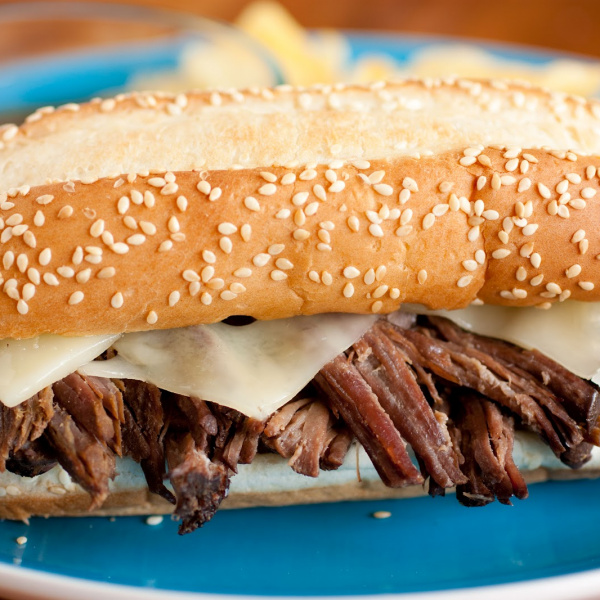 Order French Beef Dip Sandwich food online from The Food Mill store, Napa on bringmethat.com