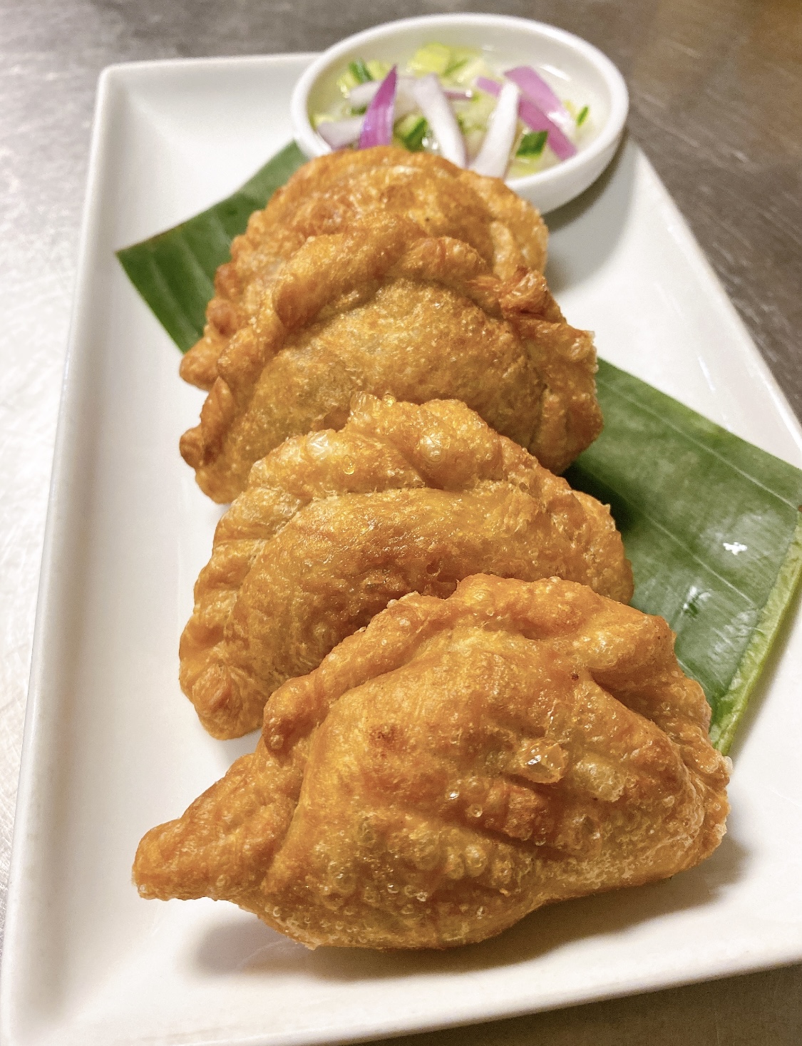 Order Curry Puffs food online from Ghang thai kitchen store, Brooklyn on bringmethat.com