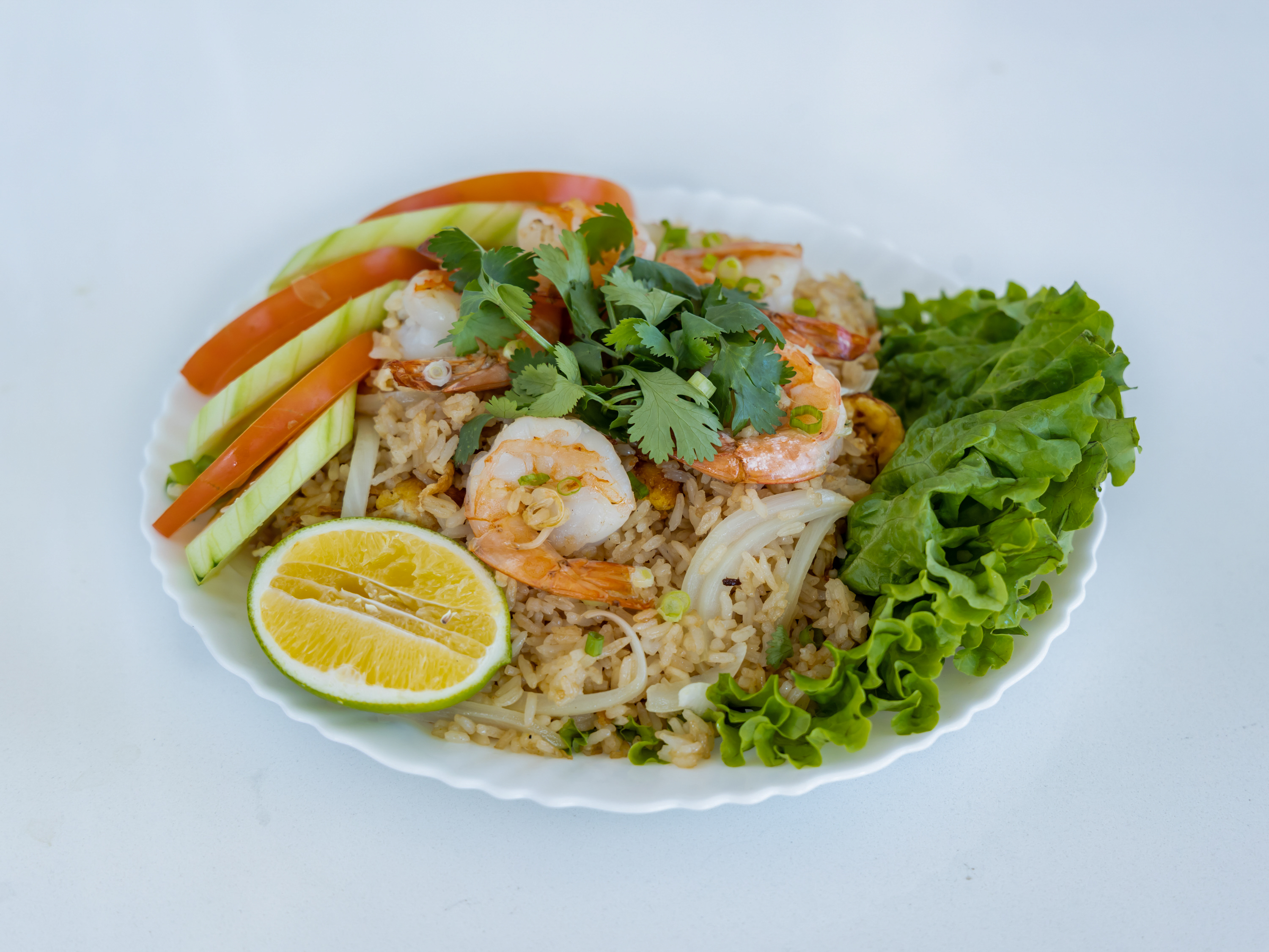 Order 89. Seafood Fried Rice food online from Sahai Thai Food store, Panorama City on bringmethat.com