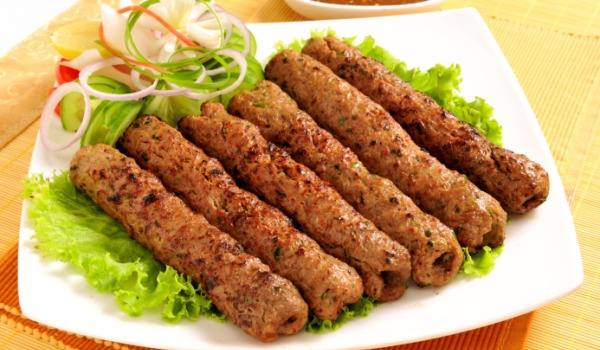 Order 2 Pieces Chicken Kabab with Skewer food online from Zafran Kabab Palace store, Charlotte on bringmethat.com