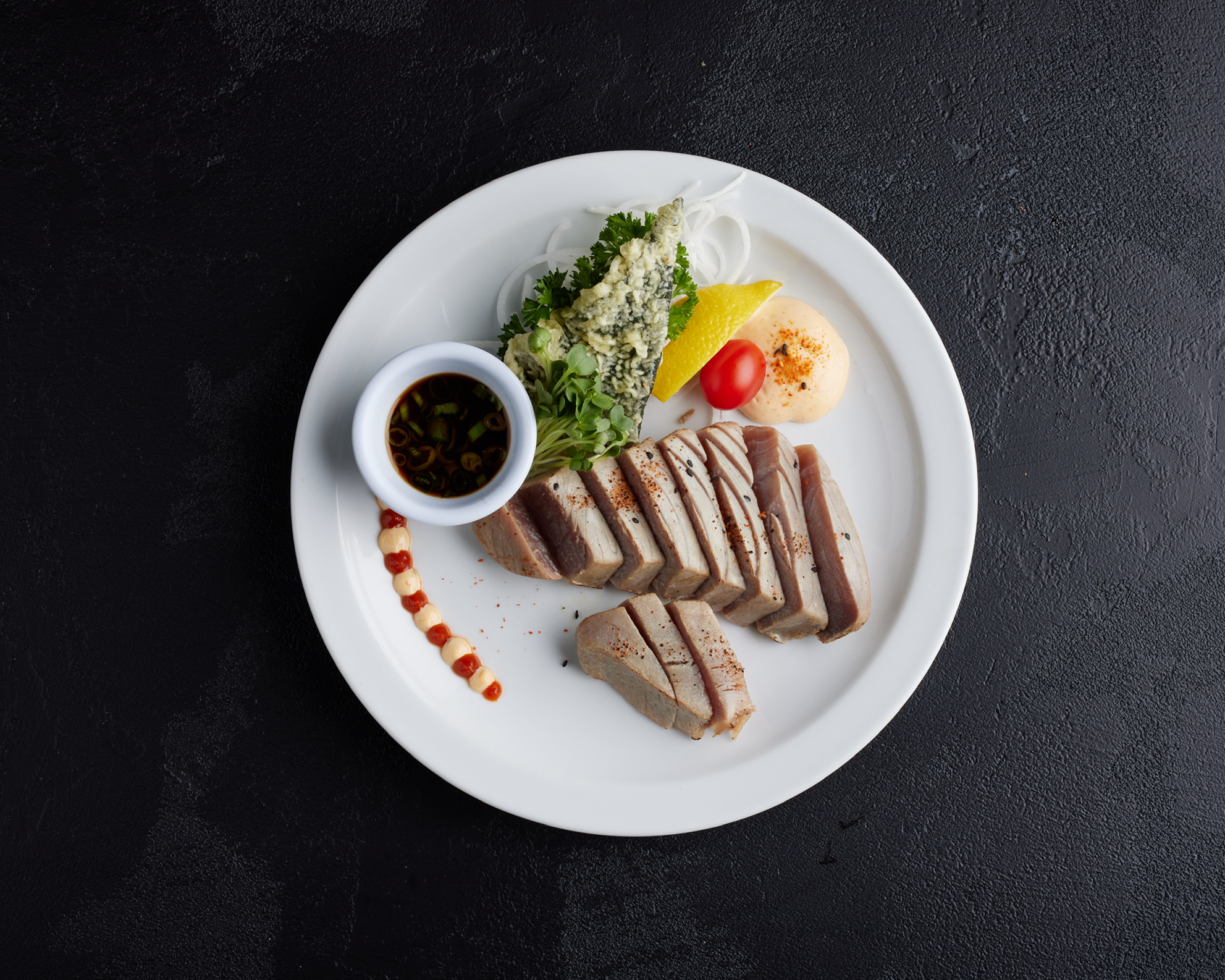 Order Grilled Tuna Steak food online from Haru Japanese Cuisine store, Baldwin Park on bringmethat.com