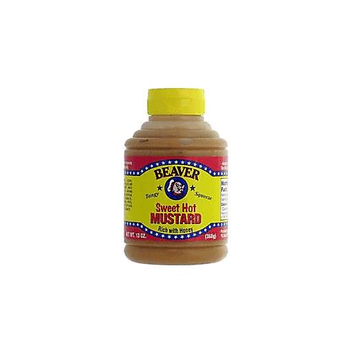 Order Beaver Hot Sweet Mustard 12oz food online from Everyday Needs by Gopuff store, Redding on bringmethat.com