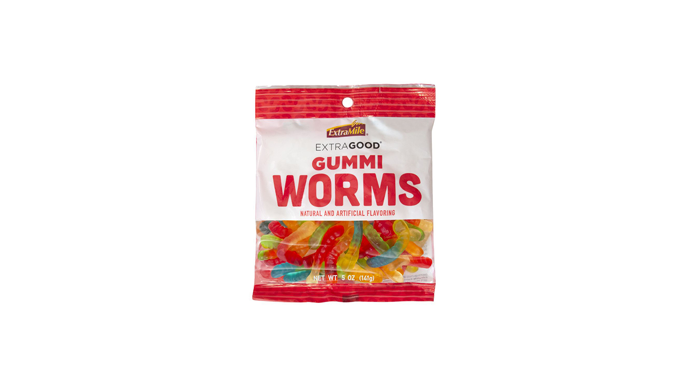 Order ExtraGood Gummi Worms 5oz food online from Extra Mile 3022 store, Lincoln on bringmethat.com