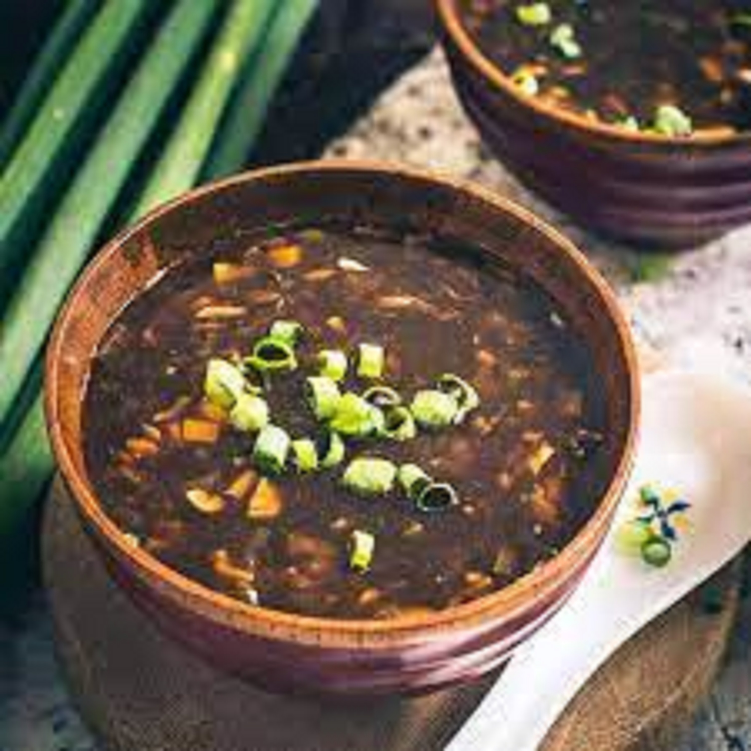 Order Vegetable Hot and Sour Soup food online from Swagath Plaza store, Norfolk on bringmethat.com