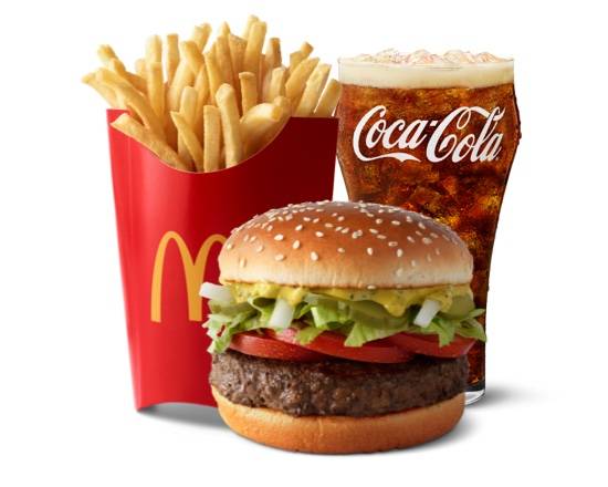 Order Homestyle Burger Meal food online from Mcdonald's store, FORT WORTH on bringmethat.com