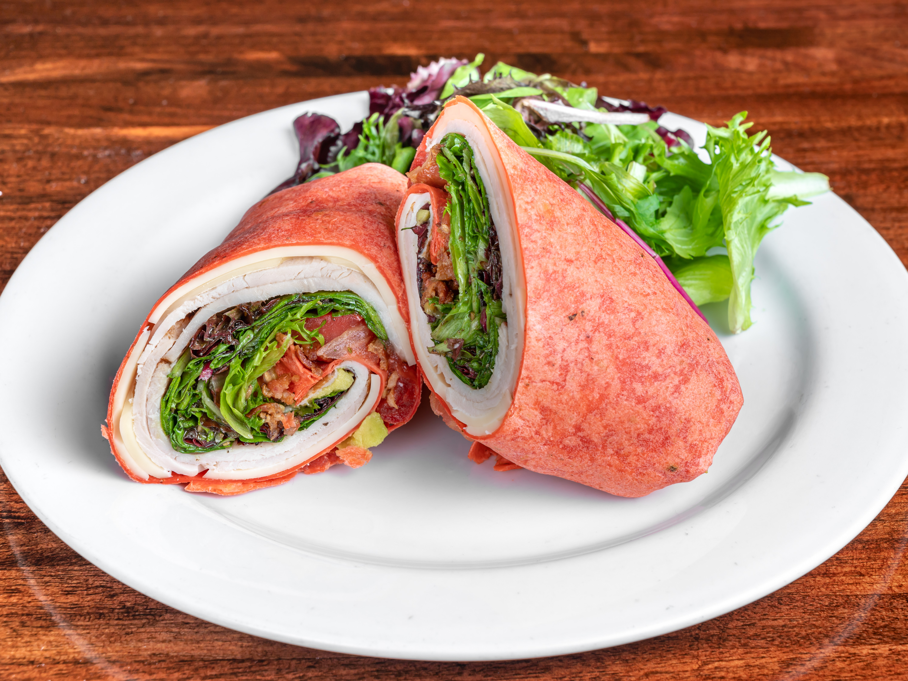 Order Turkey Swiss Wrap food online from Berries in the Grove store, Miami on bringmethat.com