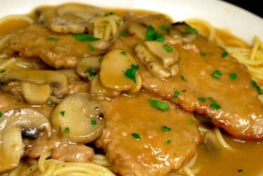 Order Veal Marsala - Entree food online from Mario The Baker store, Miami on bringmethat.com
