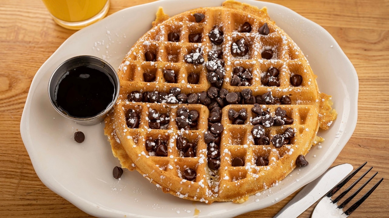 Order Chocolate Chip Waffle food online from Eggy's store, Chicago on bringmethat.com
