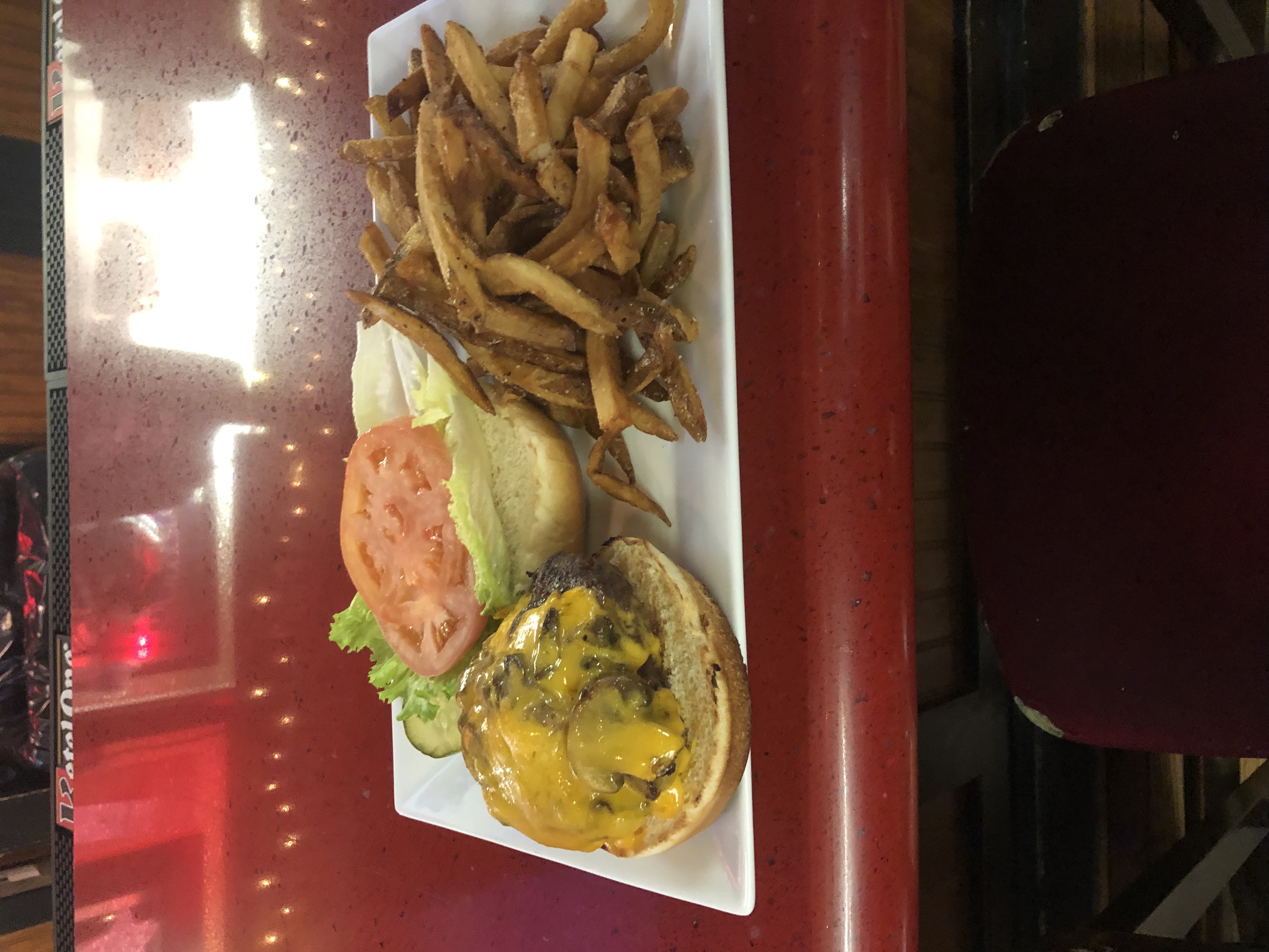 Order The Basic Burger food online from Jennings Cafe store, Catonsville on bringmethat.com
