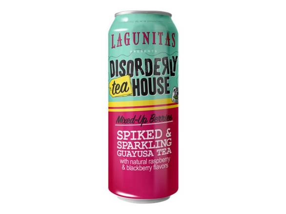 Order Lagunitas Brewing Disorderly TeaHouse Mixed-Up Berries Hard Seltzer - 19.2oz Can food online from Shell Beach Liquor & Deli store, Pismo Beach on bringmethat.com