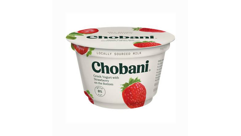Order Chobani Greek Yoghurt Fob Nf Strawberry Multi food online from Trumbull Mobil store, Trumbull on bringmethat.com