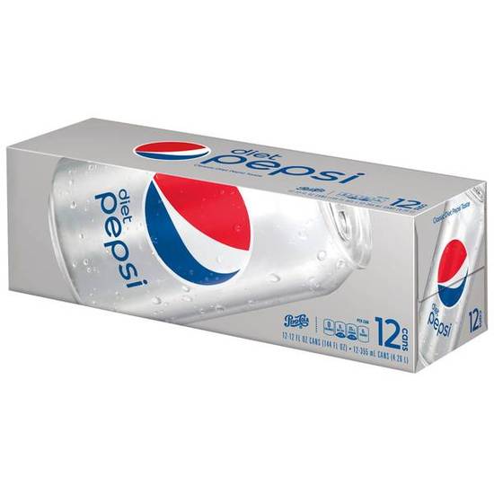 Order Diet Pepsi 12 pack food online from Power Market 3014 store, Chico on bringmethat.com