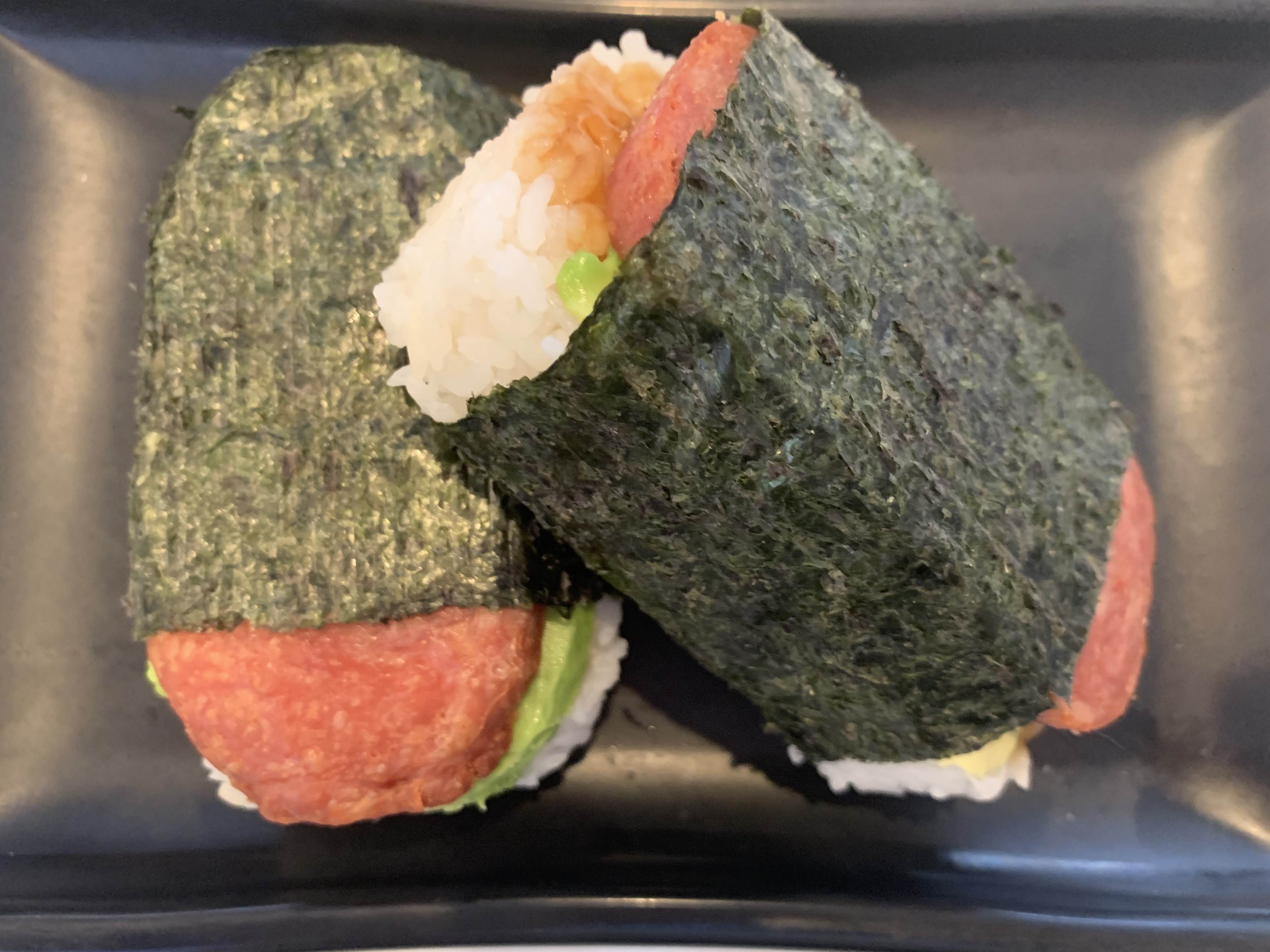Order Spam Musubi (2 pcs) food online from Poke Zone store, Oakland on bringmethat.com