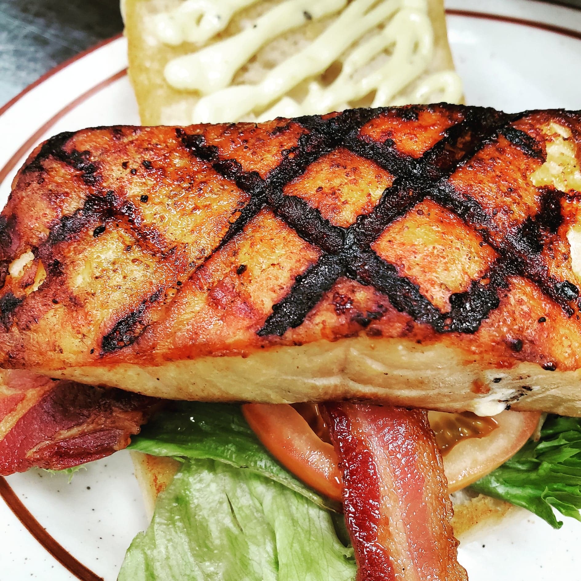 Order Smoked Salmon BLT food online from Wilder's Cutting Edge Bistro store, Appleton on bringmethat.com