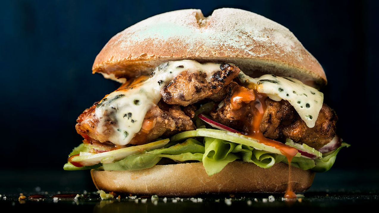 Order Buffalo Chicken Burger food online from Dragonfly store, Linden on bringmethat.com