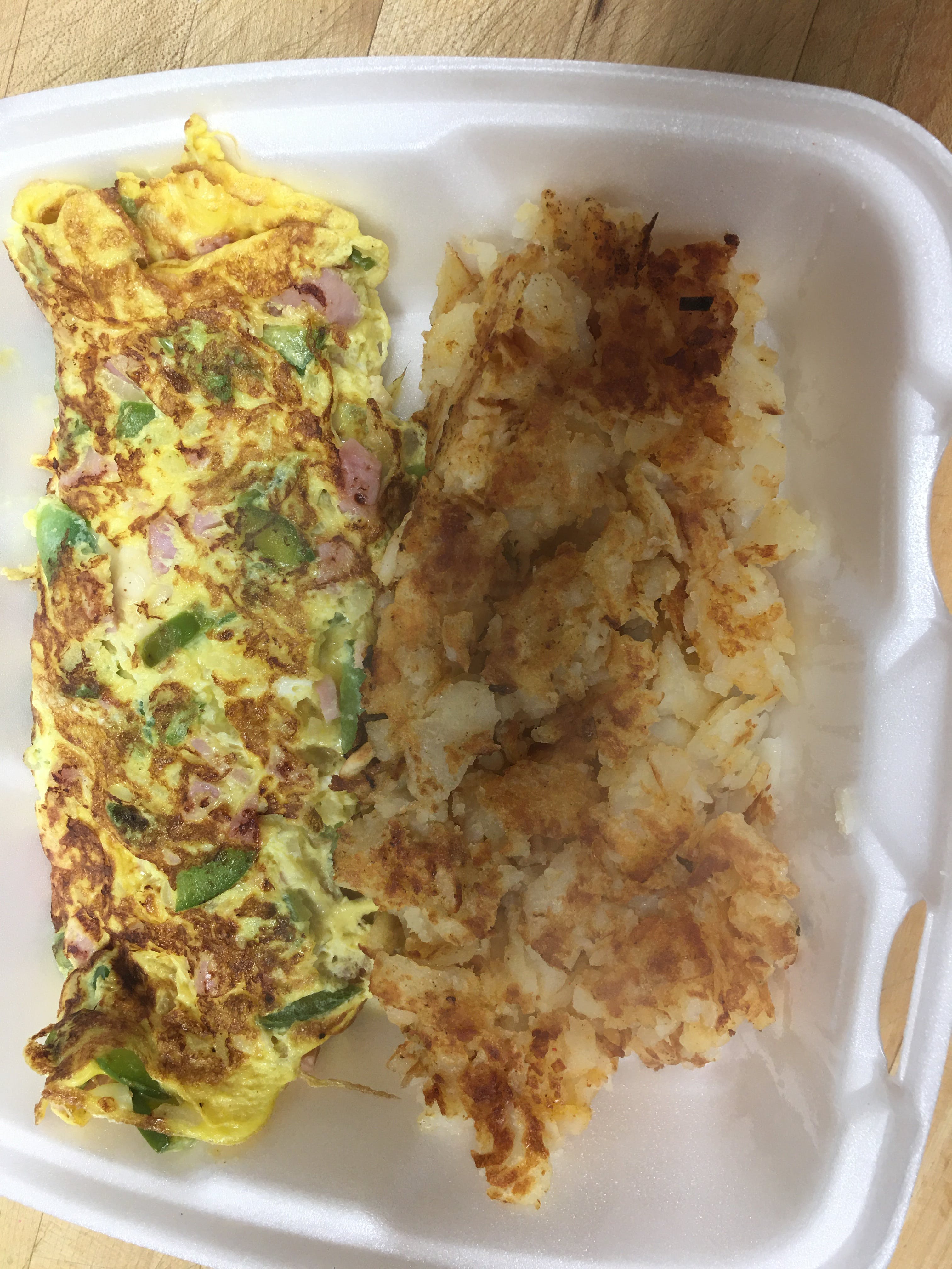 Order Western Omelet Breakfast - Breakfast food online from New Tiny's Grill store, Media on bringmethat.com