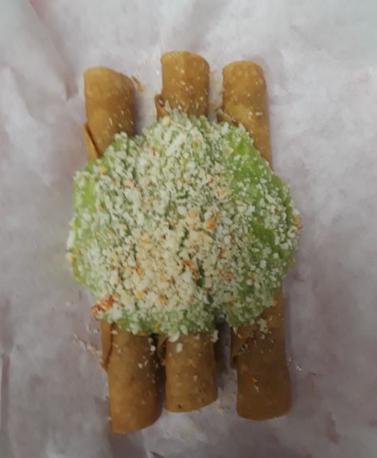 Order 5 Rolled Tacos with Guacamole food online from Taqueria Los Ruiz store, San Diego on bringmethat.com