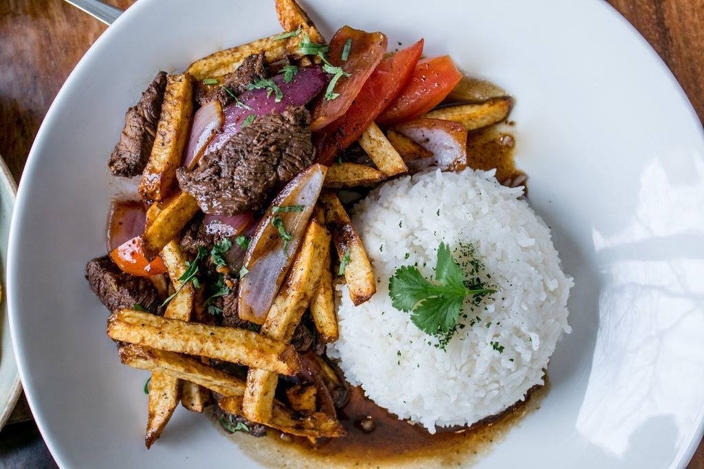 Order Lomo saltado food online from Limon store, Burlingame on bringmethat.com