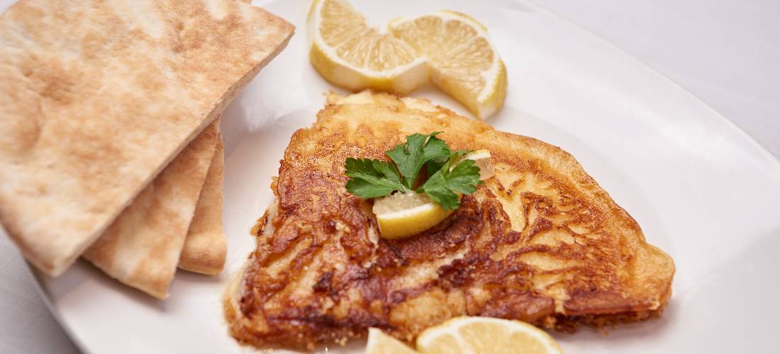 Order Saganaki food online from The Parthenon Restaurant store, Indianapolis on bringmethat.com