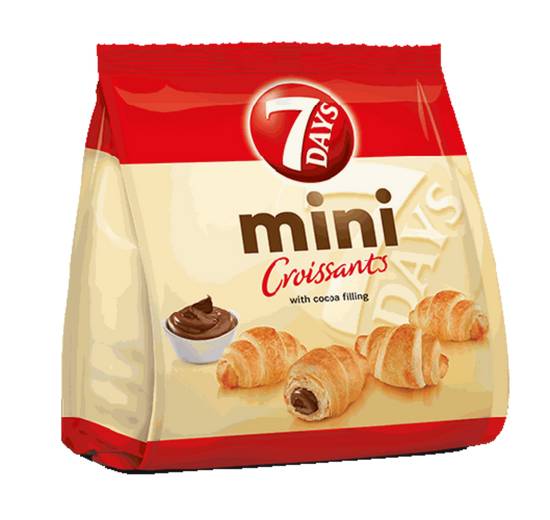 Order 7 Days Mini Crossants - Chocolate food online from IV Deli Mart store, Goleta on bringmethat.com