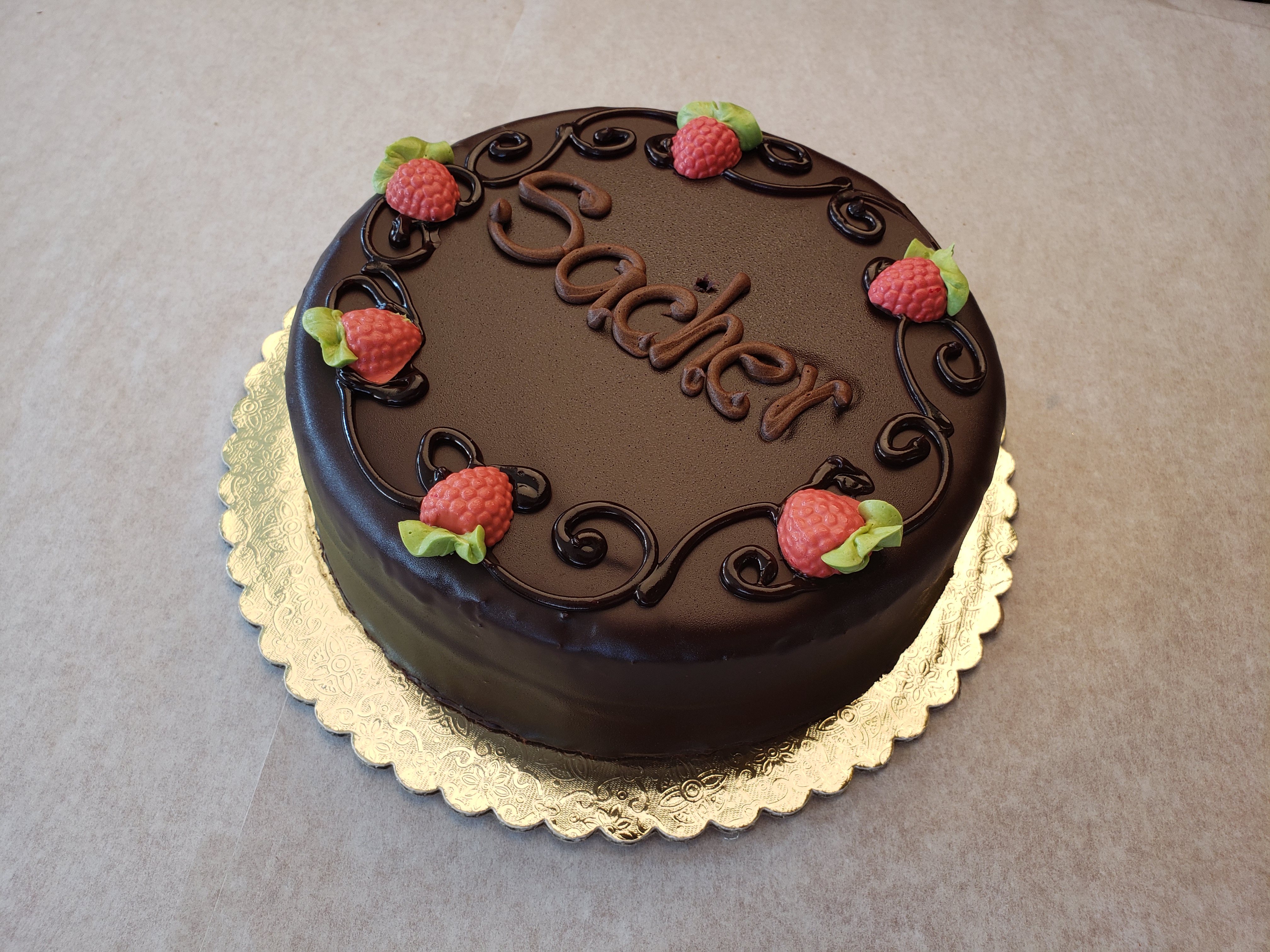 Order Viennese Sacher Torte 8" food online from Vienna Pastry store, Los Angeles on bringmethat.com