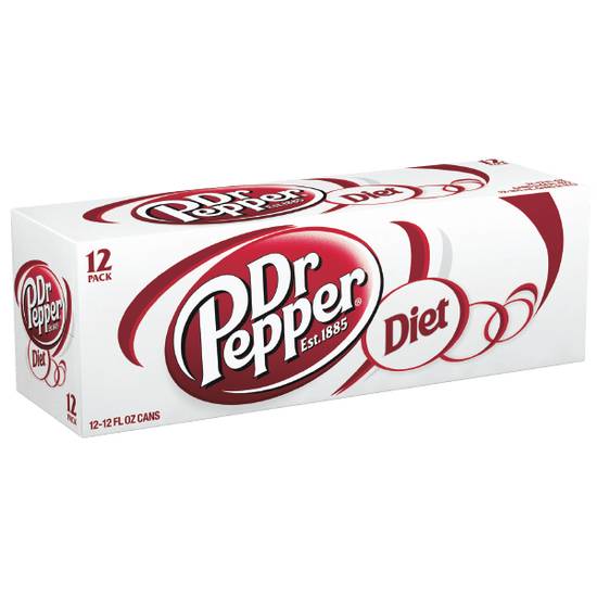 Order Diet Dr Pepper 12pk food online from Casey'S store, Cridersville on bringmethat.com