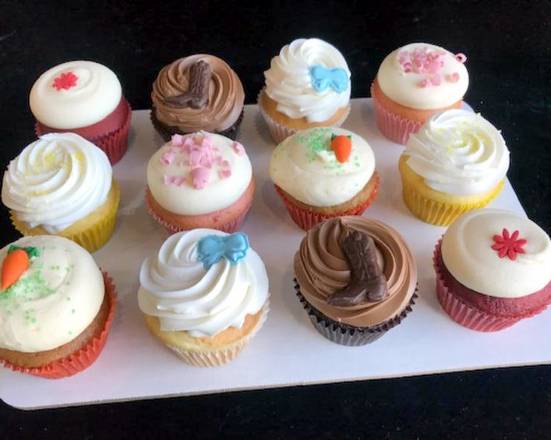 Order Our Classic 1 Dozen Cupcakes food online from The Sweet Spot Bakery store, Fort Worth on bringmethat.com