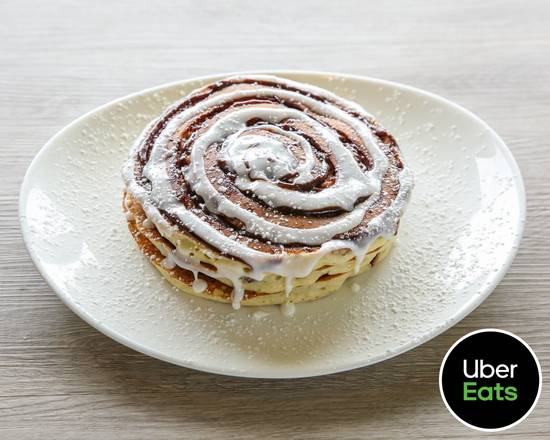 Order Cinnamon Roll Pancakes  food online from Jessica Restaurant store, Roscoe on bringmethat.com