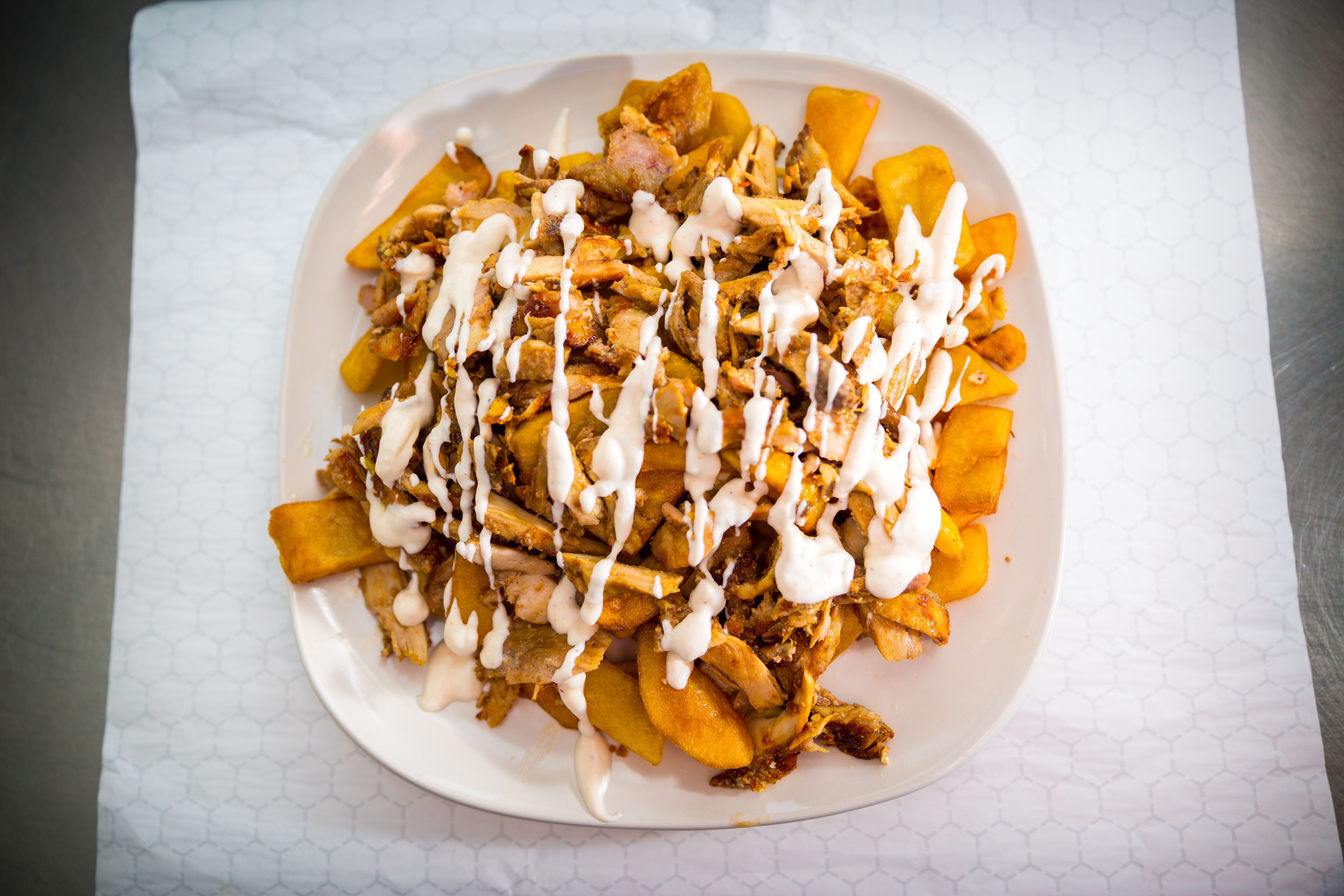 Order Chicken Shawarma Fries food online from North Park Produce store, San Diego on bringmethat.com