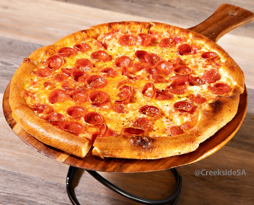 Order Classic Pepperoni food online from Creekside Pizza & Taproom store, San Anselmo on bringmethat.com
